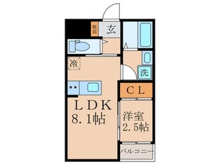 セントレジデンス伏見稲荷の物件間取画像